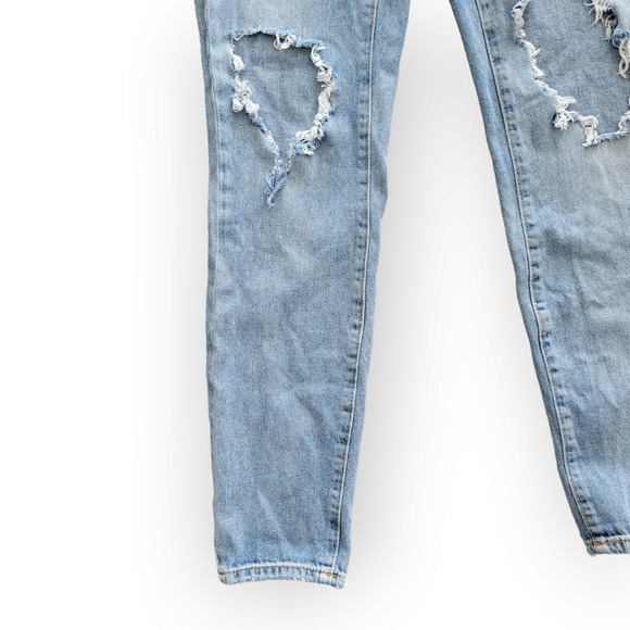 BDG Urban Outfitters High Waisted Ripped Mom Jeans 24 - Picture 4 of 9